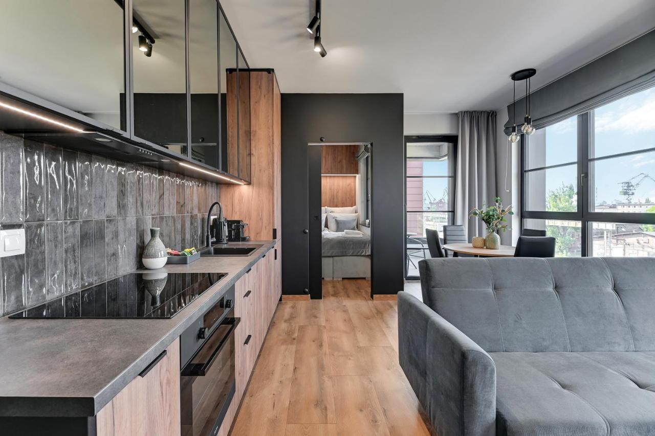 Doki Living & Foodhall By Downtown Apartments Gdansk Exterior foto