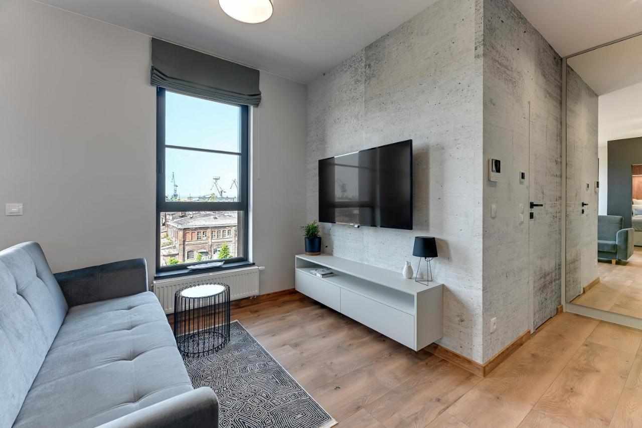Doki Living & Foodhall By Downtown Apartments Gdansk Exterior foto